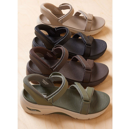 🔥 SKECHERS® GoWalk Arch Fit Slip-In Sandals – Exclusive Comfort Edition | MAJOR QVC SALE