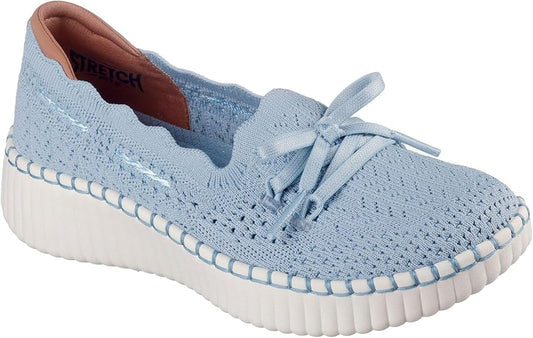 🔥 SKECHERS® Wilshire Blvd Scalloped Knit Loafers – Knit Sail ( ON MAJOR QVC SALE NOW!)